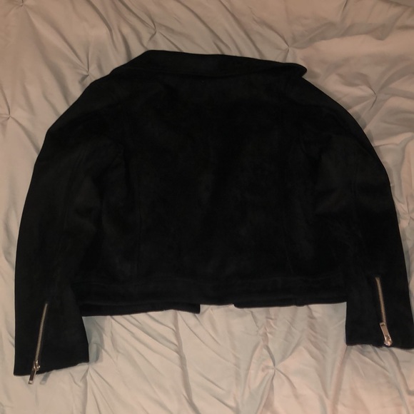 Zip Up Suede Jacket - Picture 4 of 4